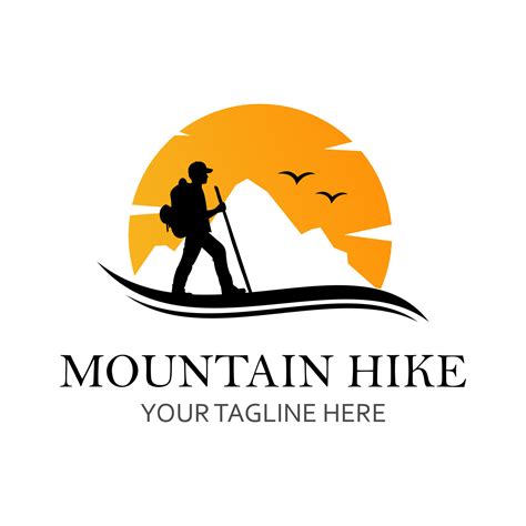 Hiking Logo Vector Art Icons And Graphics For Free Download