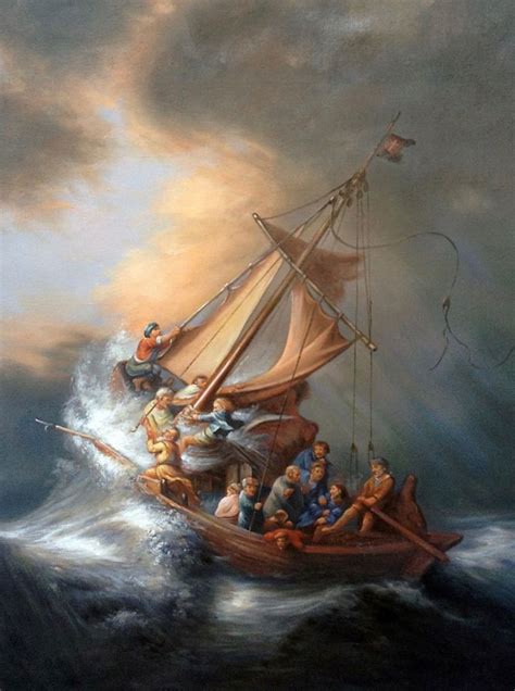 The Storm On The Sea Of Galilee Is A Painting From 1633 By The Dutch