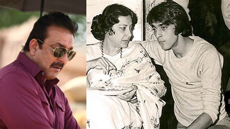 sanjay dutt shares throwback picture with his mom