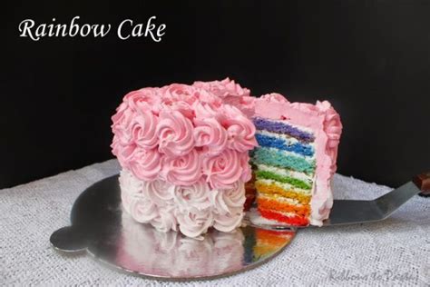 Rainbow Cake Ribbons To Pastas