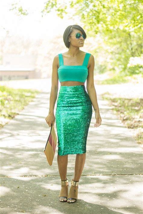Seafoam Green Sequin Skirt Sequin Skirt Outfit Green Sequins Skirt