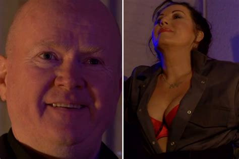 Eastenders Fans Left Blushing As Kat Slater Unbuttons Garage Overalls To Flash Lacy Bra At Phil