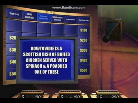 › play jeopardy on the computer. Jeopardy Game-play : Tournament - YouTube