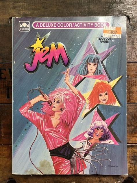 Jem And The Holograms Coloractivity Book Vintage 1986 Etsy Jem And