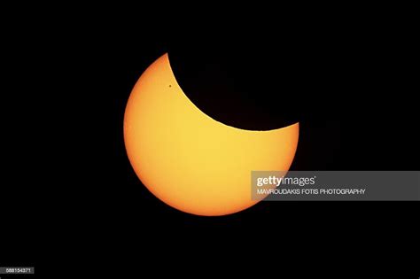Partial Solar Eclipse High Res Stock Photo Getty Images