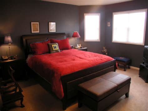 Maybe you would like to learn more about one of these? Red And Black Color Bedroom Decorations Style On Living ...