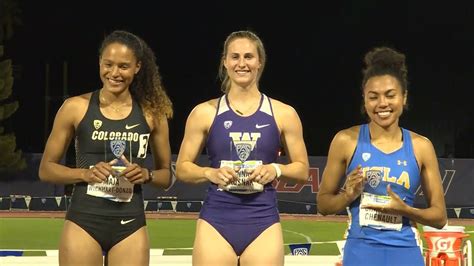 2019 Pac 12 Track And Field Championships Uws Hannah Rusnak Wins