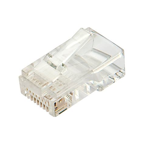Rj45 Connector Utp Cat 5e Pack Of 10 From Lindy Uk
