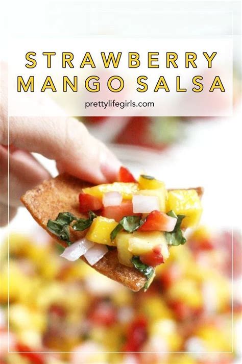 Strawberry Mango Basil Salsa Recipe Recipe Strawberry Mango Salsa