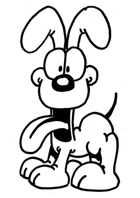 Garfield And Odie Coloring Coloring Pages