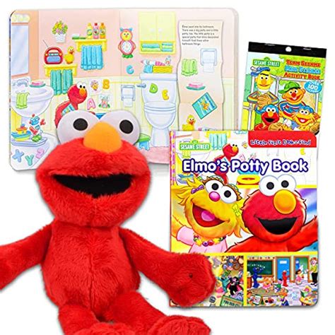 Elmo Potty Time Book And Elmo Plush Bundle Sesame Street Elmo