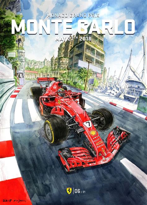 117 wallpaper pictures of the 2019 monaco grand prix driven on the monaco street circuit. Ferrari F1 Monaco GP Poster : formula1 (с изображениями ...