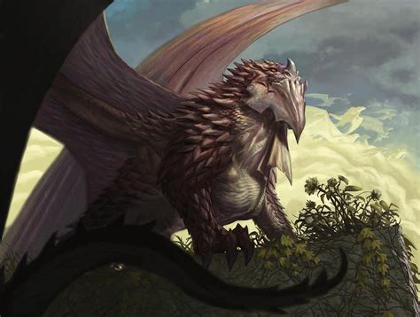 Mtg Art Dragonlord Dromoka From Dragons Of Tarkir Set By Eric