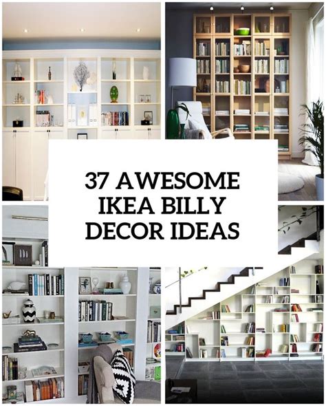 37 Awesome Ikea Billy Bookcases Ideas For Your Home Ikea Built In