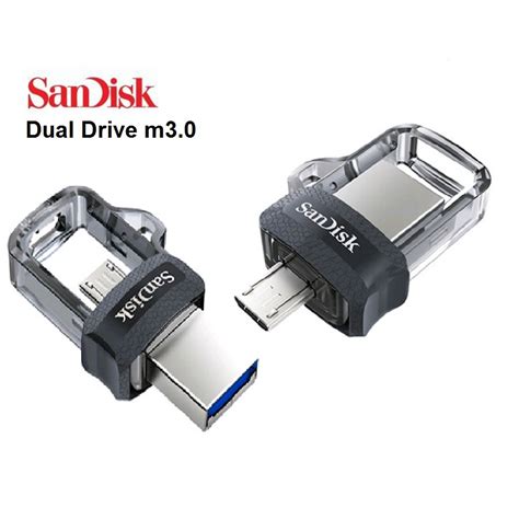 Sandisk Ultra Dual Drive Usb M30 16gb 32gb 64gb 128gb Otg