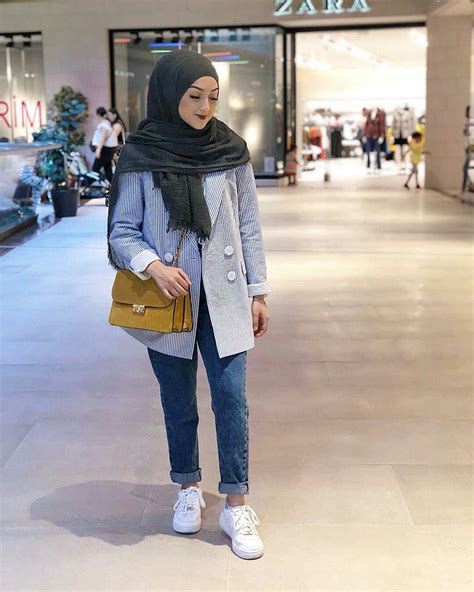 hijab outfit 2018 💙 hijabi style hijabi outfits hijab fashion fashion outfits womens fashion