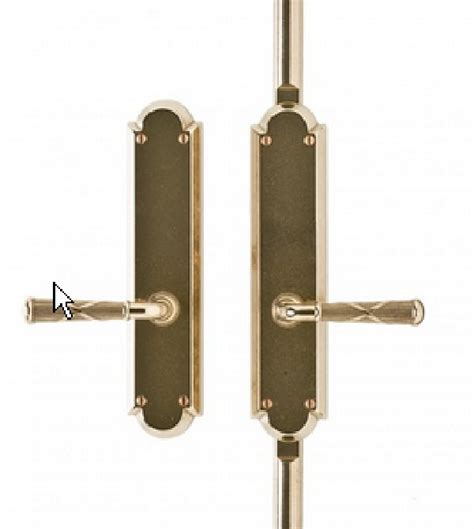 They can be mounted either on the stile of the door or on the astragal. Rocky Mountain Hardware Cremone Bolts