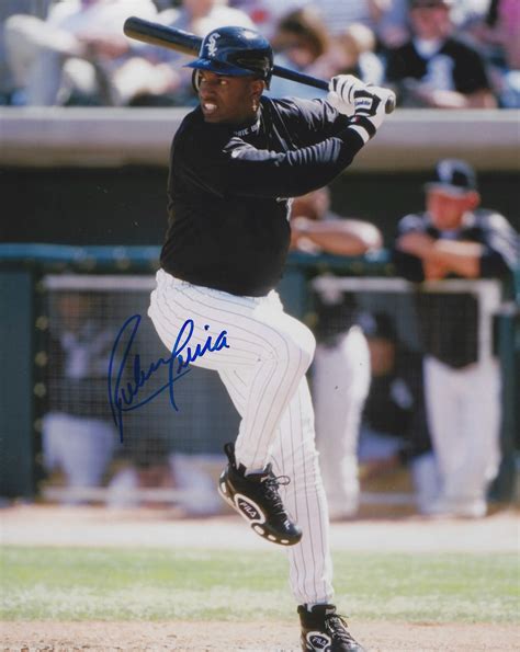 Autographed Ruben Sierra 8x10 Chicago White Sox Photo Main Line