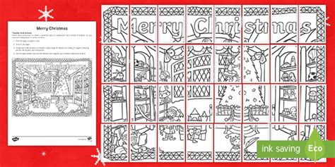 Collaborative Colouring Sheets - Christmas Resources