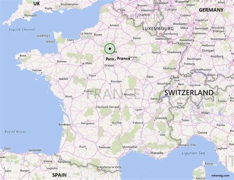 France Location On World Map Savanna Style Location Map Of Paris