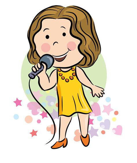 Singer Clipart Singer Indian Singing Cartoon Png Transparent Png The