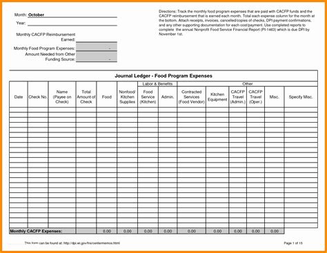 ledger template  excel accounting templates general ledger