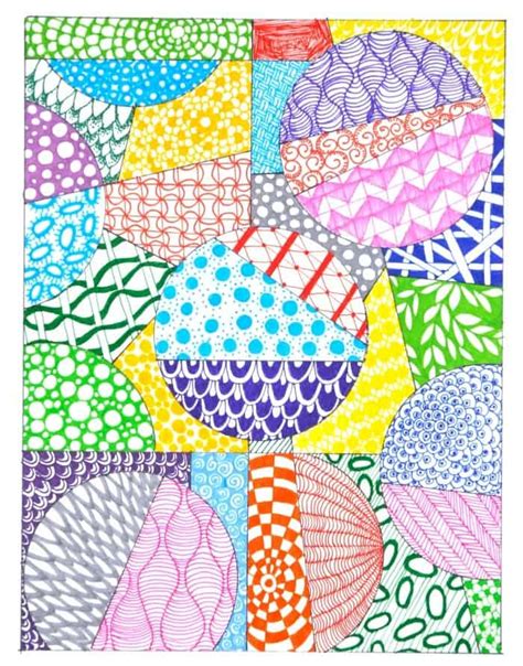 Inspired By Zentangle Patterns and Starter Pages • Lifewhack