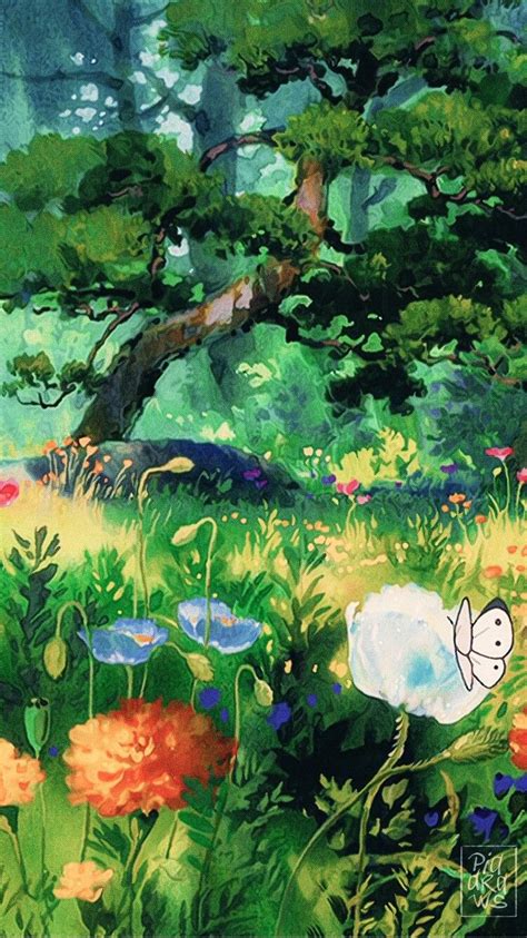 Studio Ghibli Anime Movie Scenery Wallpapers Lockscreens Hd Fondo De