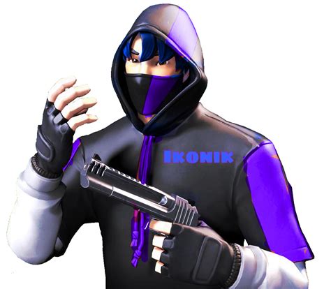 Ikonik Blue Purple Fortnite Skin Jg