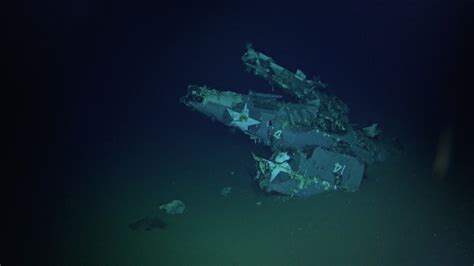 Damage On The Hull Of Uss Hornet Uss Hornet Wreckage Discovered See