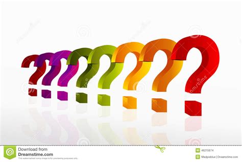 Questions Illustration De Vecteur Illustration Du Image 46215674