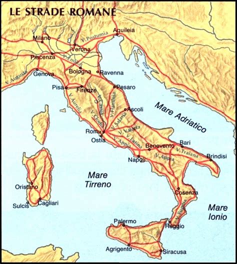 Geographical Map Of Ancient Rome