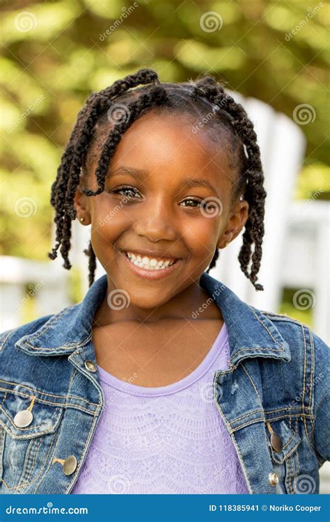 Cute African American Little Girl Stock Image Image Of Concepts