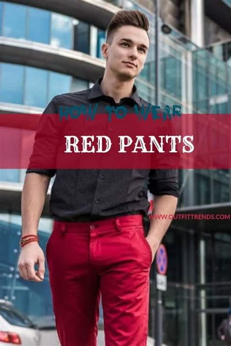 Top Red Trousers Outfit Men Best In Coedo Com Vn