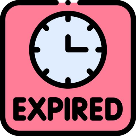 Expired Free Time And Date Icons