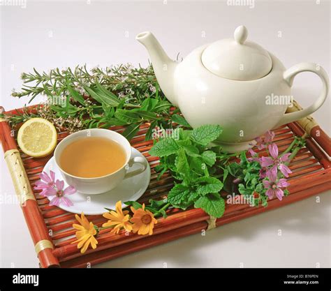 Tea Still Life Stock Photo Alamy