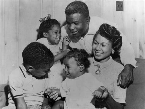 The jackie robinson story starts with robinson's childhood and devotes particular attention to his years as a u.c.l.a. Jackie Robinson, 'Testing The Ice' For His Children : NPR