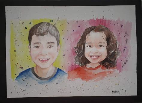 Danilo Sá Artes Aquarela Mês Das Crianças