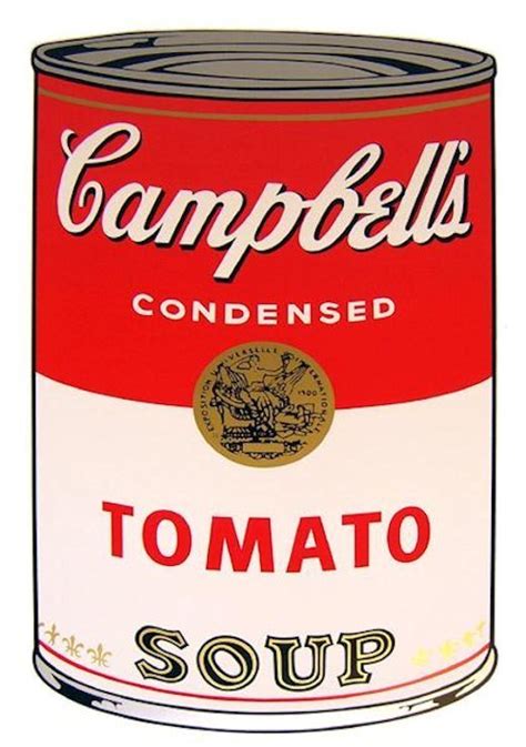 Andy Warhol Campbells Soup Tomato Sunday B Morning