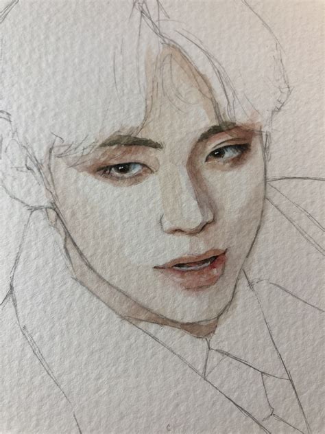 ⁷ On Twitter Wip 🐯 Watercolor Portraits Portrait Painting