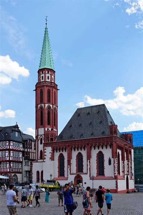 The Old St Nicholas Church In Frankfurt Am Main Germany Editorial