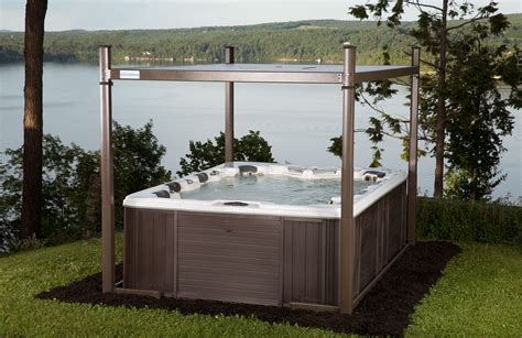 Check Out The Evolution Covana S New Gazebo Solution For Large And Round Hot Tubs Hot Tub