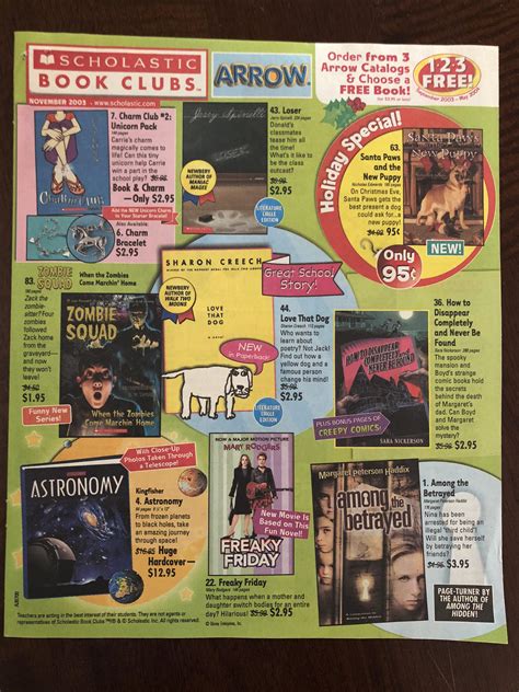 Found my Scholastic catalog from 2003, so many memories of the book