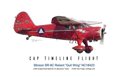 Timeline Flight 7 Stinson Sr 9c Reliant Gull Wing