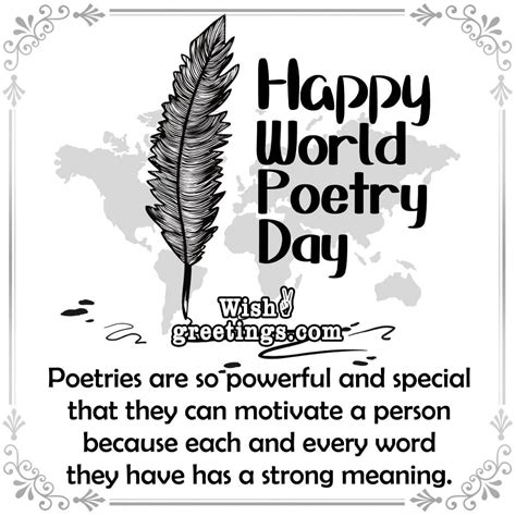 Happy World Poetry Day Wishes Messages Wish Greetings