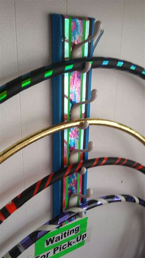 Hula Hoop Rack Hanger Great For Hanging Up To 8 Hoops Led Or Polypro