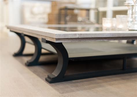 Three simplistic industrial style mild steel and glass coffee tables with a 6 layered distressed paint. Bespoke coffee table made for Decara Home www,decara-home ...