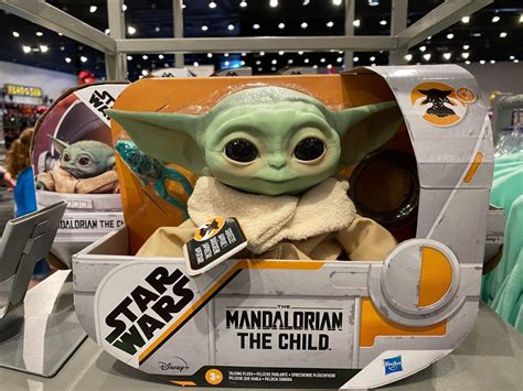 Photos New Baby Yoda The Mandalorian Talking Toy Lands At Walt