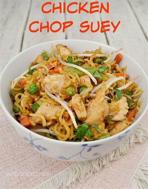 Chop suey is a beansprout dish and here we have chicken to keep it company. Restaurant quality Chicken Chop Suey made in less time ...