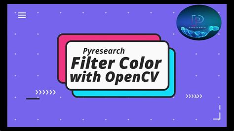 Color Filtering OpenCV Python Tutorial YouTube